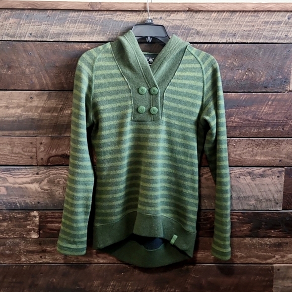 Mountain Hardwear Wool Blend Pullover Hooded Sweater, Small - Picture 1 of 9